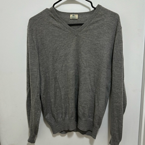 Borrelli Napoli 100% Cashmere V-Neck size 50 (Large) - Picture 1 of 7